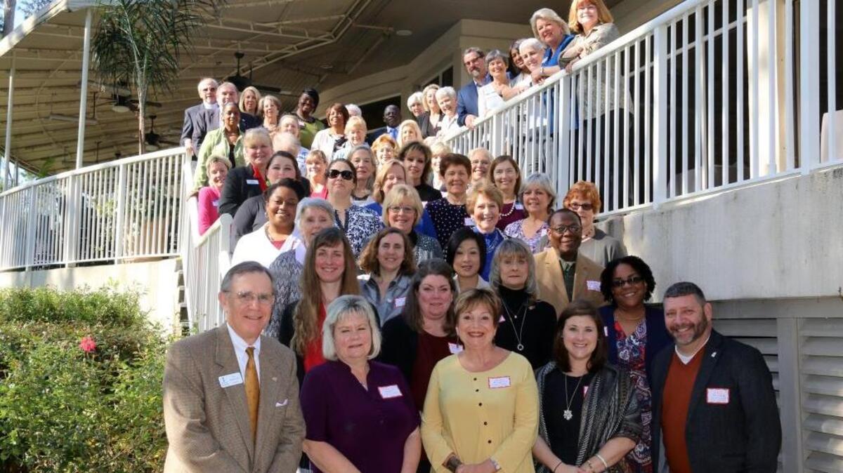 The Bargain Box Board of Directors and Grants Committee. Photo provided by Siri Kerr, The Bargain Box