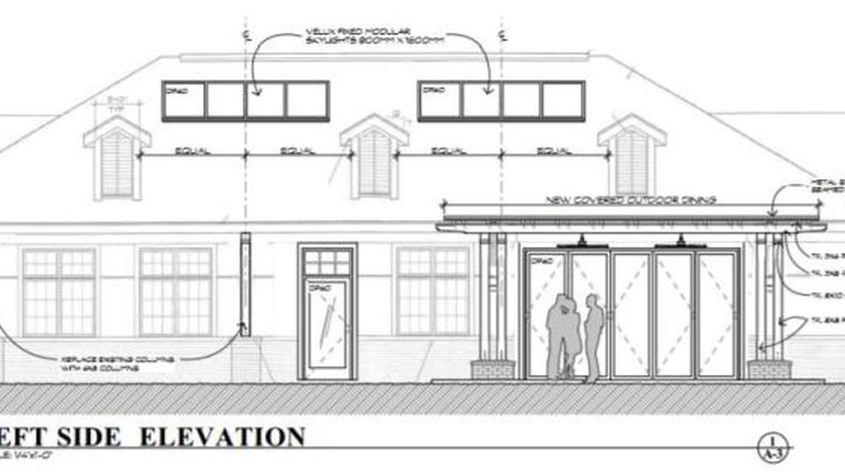 These renderings were submitted to the Town of Hilton Head Island, along with detailed plans to turn the former bank at 87 Main St. into a Latin American restaurant.