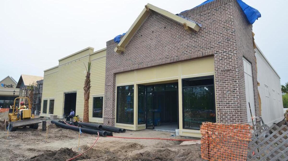 The still under construction fab'rik store is photographed on April 5, 2017. The store, located between the Belks in Shelter Cove Towne Center on Hilton Head Island, is expected to have a grand opening on April 20.