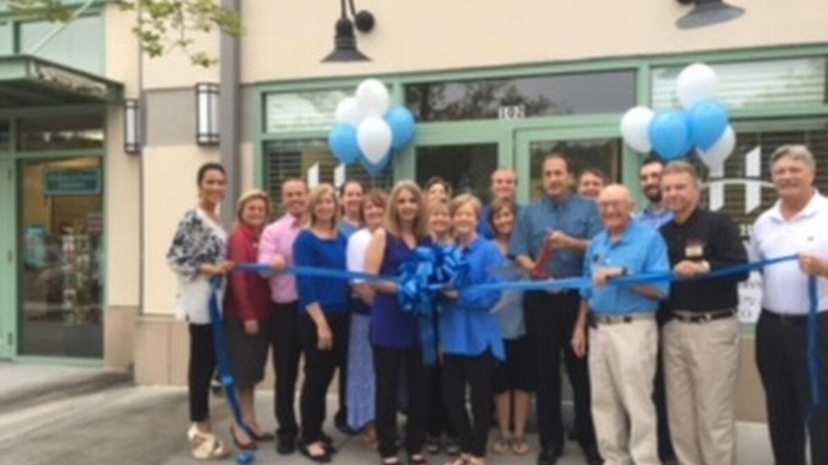 The staff of Carolina Heritage Insurance in Bluffton at their recent ribbon-cutting in Okatie Village.