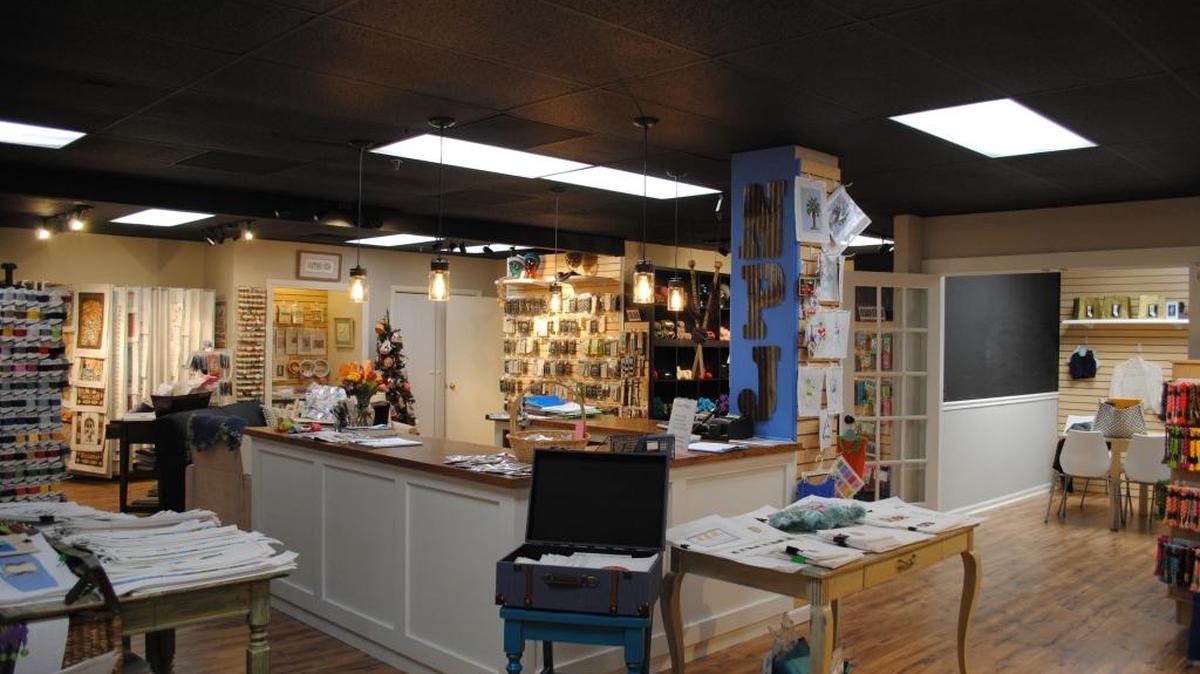 Needlepoint Junction, which recently relocated on Hilton Head Island, is pictured.