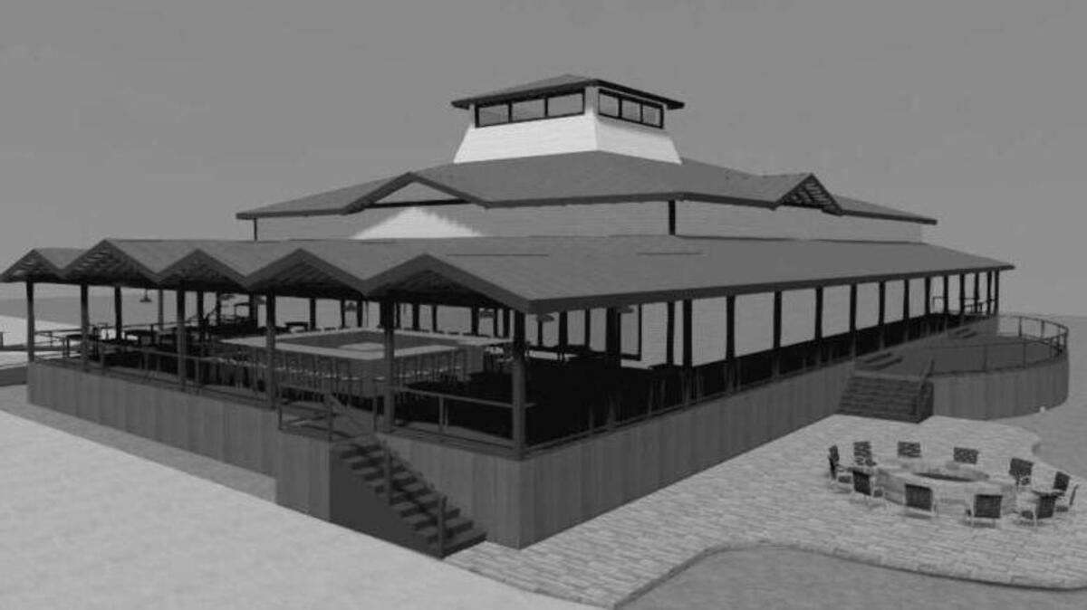 Renderings of the expansion at Crazy Crab Jarvis Creek on Hilton Head.