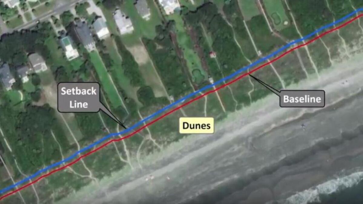 In an informational video published Oct. 5, 2017, DHEC explains setback lines and baselines and how they affect building in the area.
