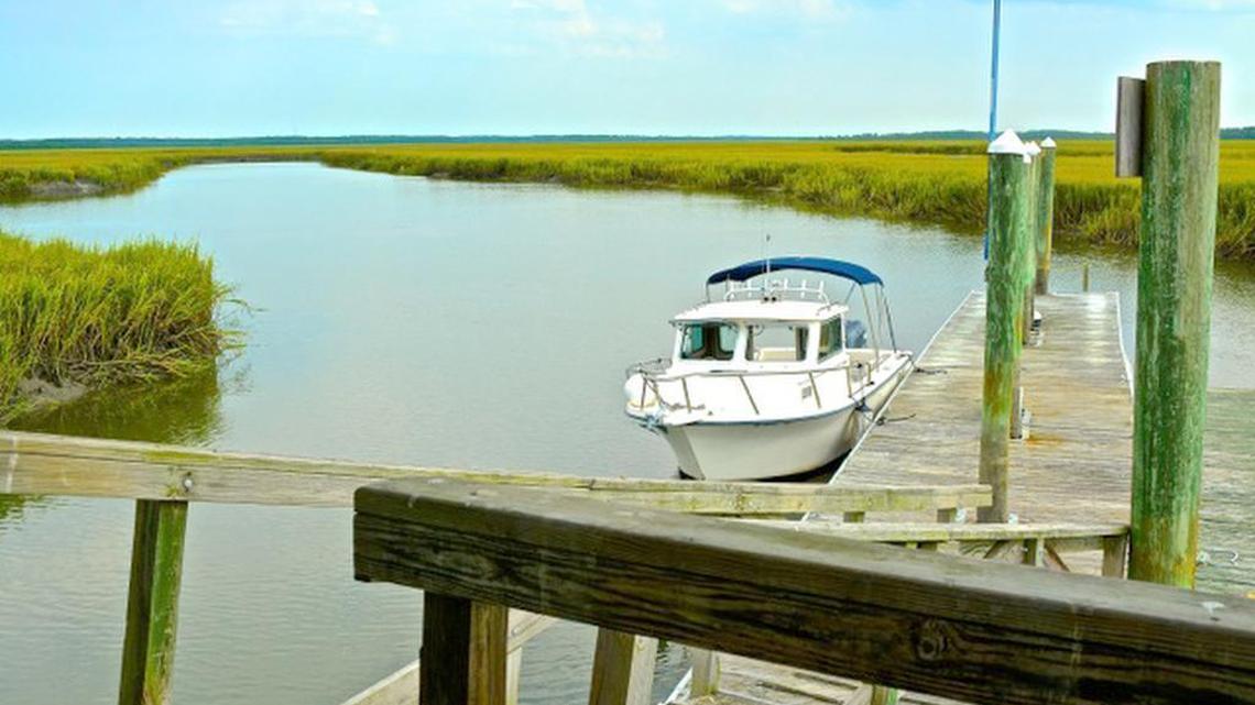 A boat landing already exists on Bay Point Landing as seen in this photo.