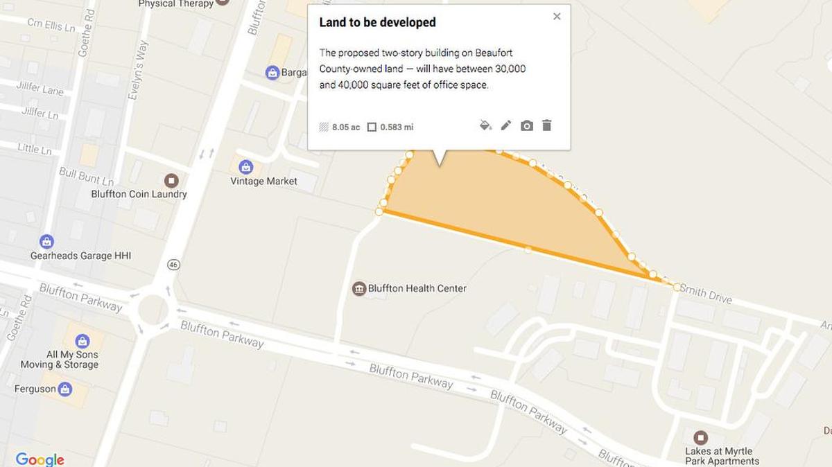 Beaufort County is planning to construct a new $4-million office building on land it owns adjacent to the Myrtle Park facility off Bluffton Parkway.
