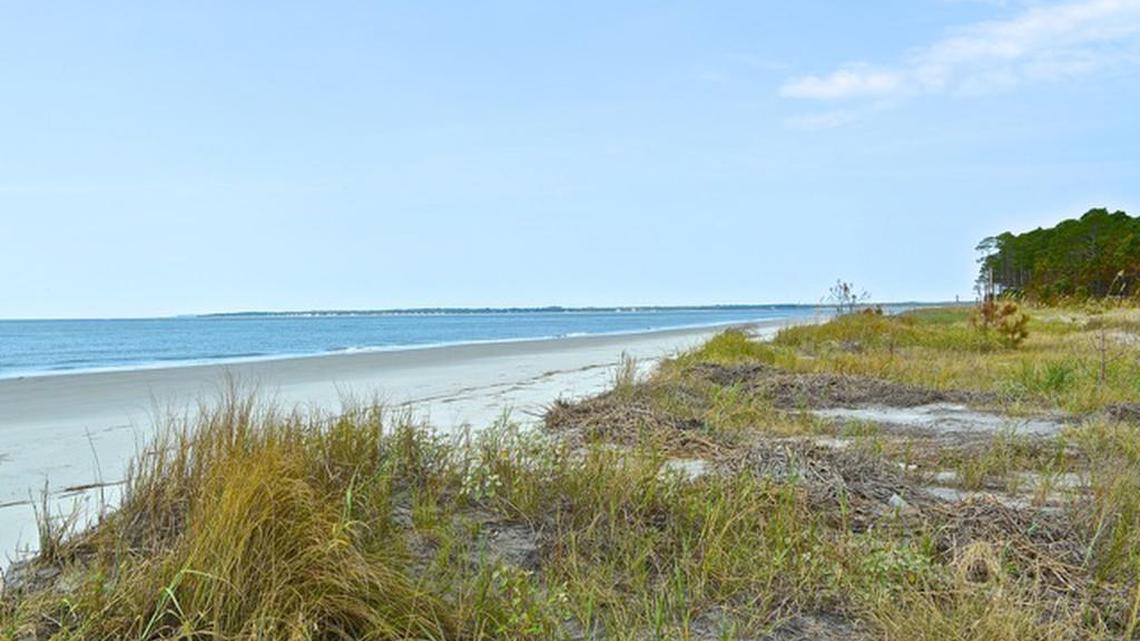 A view looking from Bay Point Island taken earlier this month. The island is located near the southern tip of St. Helena Island.