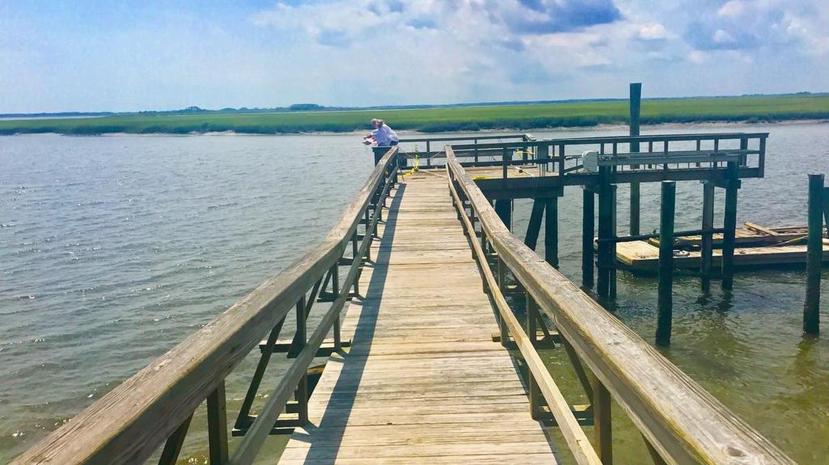 A view of Daufuskie Island, South Carolina where John Mellencamp owns a waterfront home.
