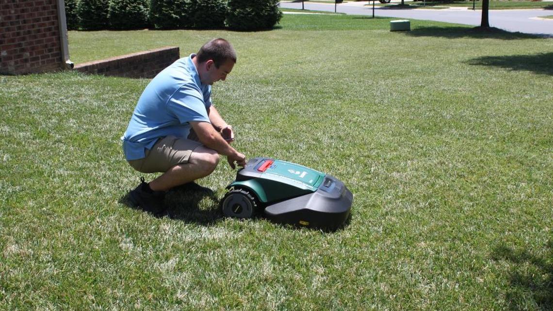 A Roomba for the lawn. A NC company uses robots to mow your lawn