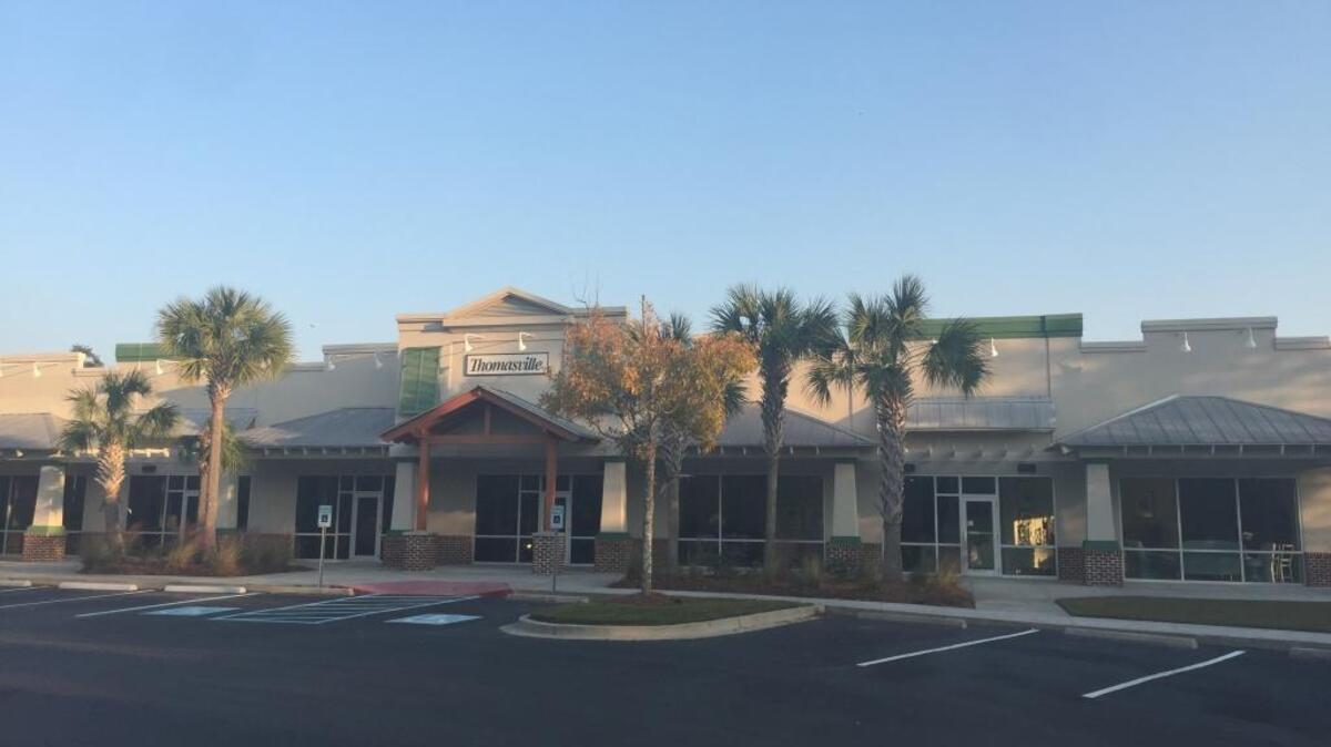 Signage and furniture within the store can be seen at the new Thomasville Furniture retailer in Bluffton Commons.