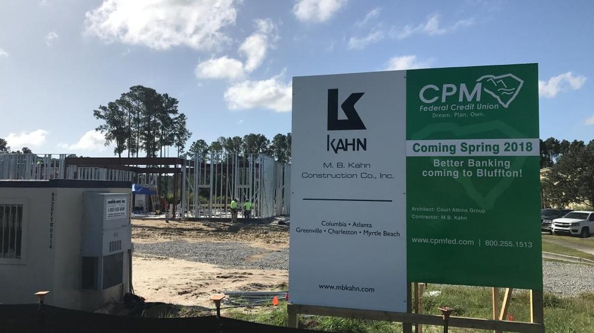 Work has started on a new business at Buckwalter Place in Bluffton.