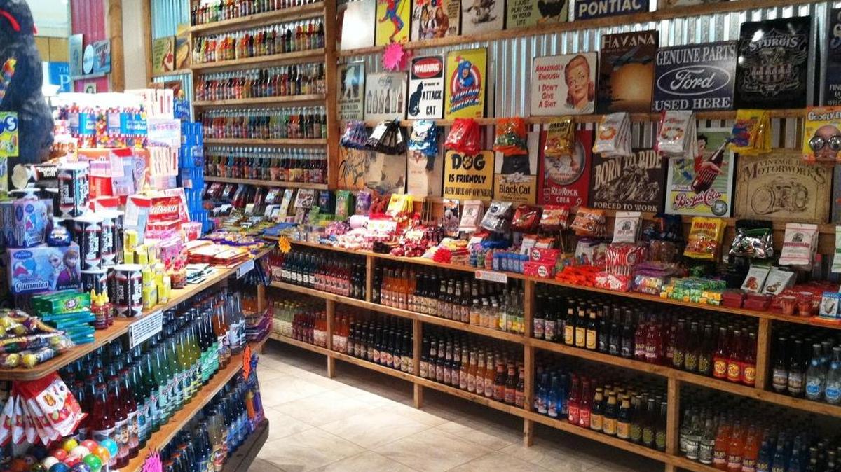 Rocket Fizz Soda Pop and Candy Shop will open this June in Shelter Cove Towne Centre on Hilton Head Island. Pictured is the inside of Rocket Fizz at the Oglethorpe Mall in Savannah.
