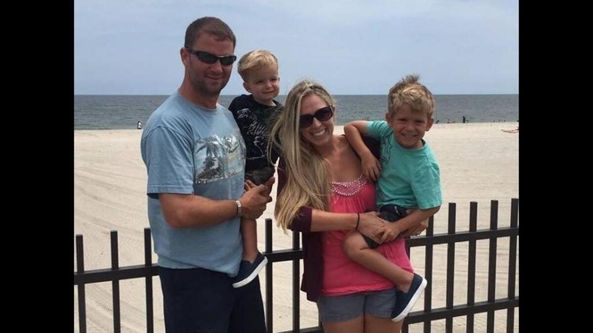 The Bates family. From left to right, Bill, Logan, Jana and Ryan.