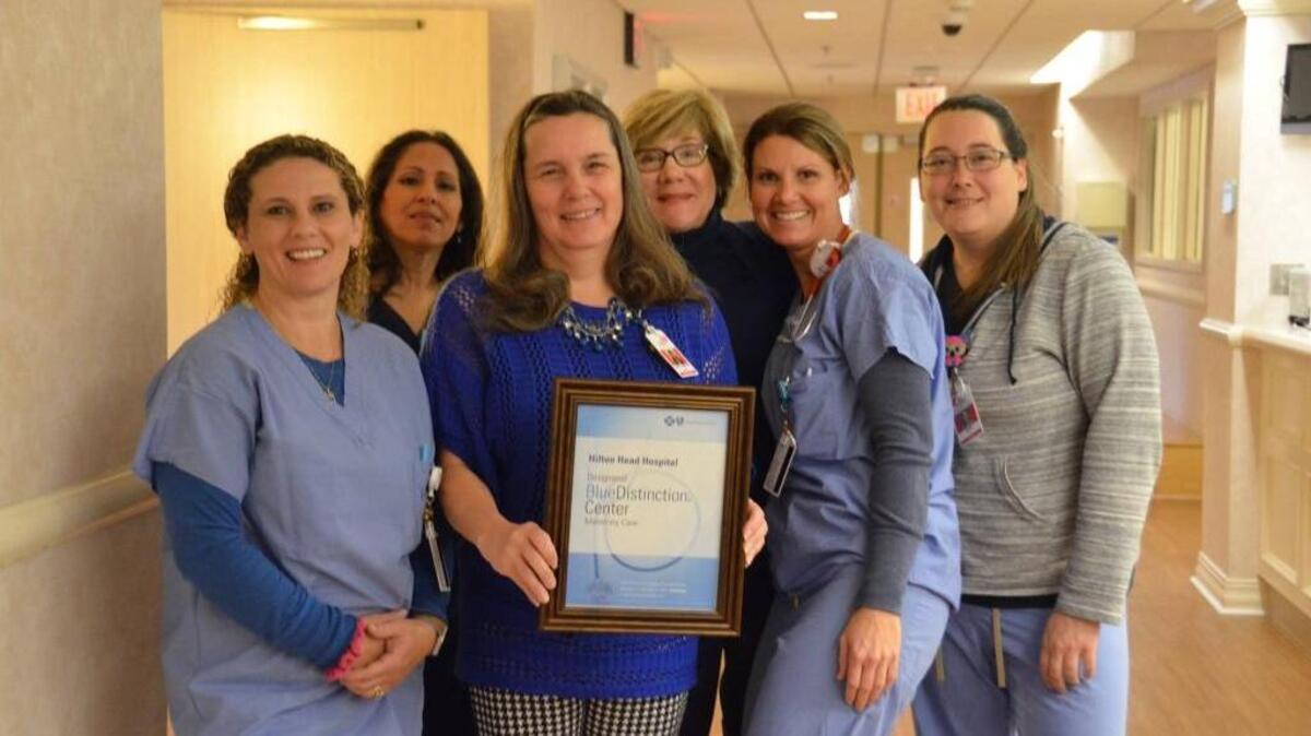 Hilton Head Hospital has received the Blue Distinction Center for Maternity Care designation given by BlueCross® BlueShield® of South Carolina.