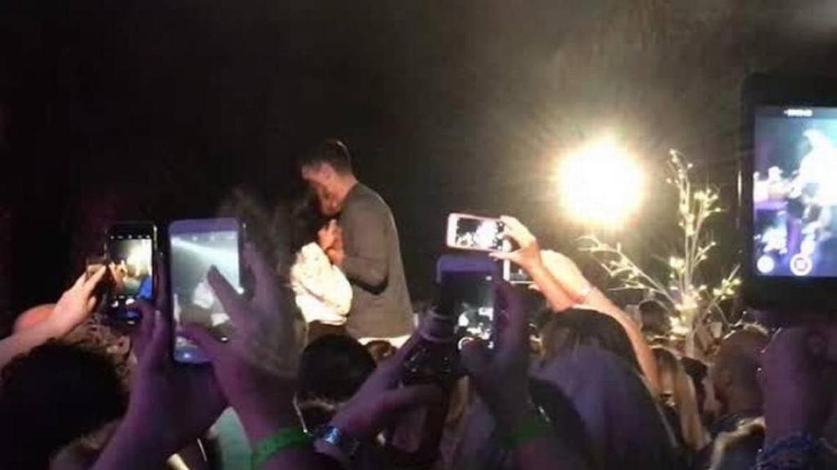 Rachel Lindsay and her date Dean arrived on Calhoun Street in Old Town Bluffton the night of March 28, 2017, to dance to the tunes of country singer Russell Dickerson.