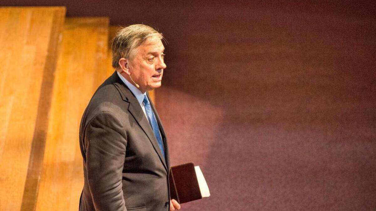 The Rev. Douglas K. Fletcher, senior pastor at First Presbyterian Church on Hilton Head Island, S.C., during a special service marking his 10th anniversary at the church on Sunday, June 3, 2018.