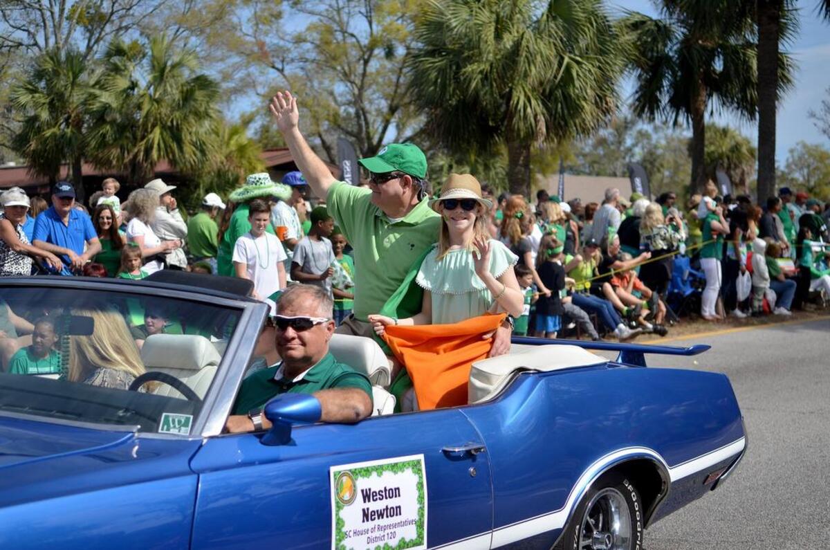 The Hilton Head Island St. Patrick’s Day Parade is seen in a 2018 file photo.