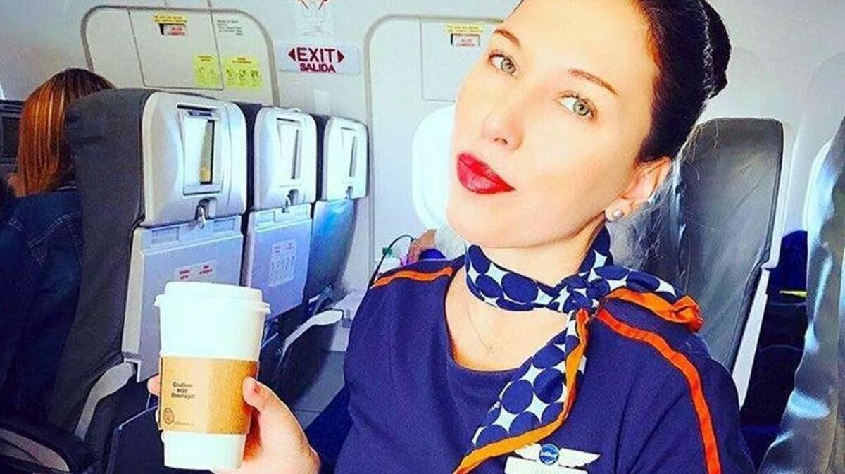 Tamar Berg, a Bluffton, S.C., resident and flight attendant with JetBlue, poses for a picture.