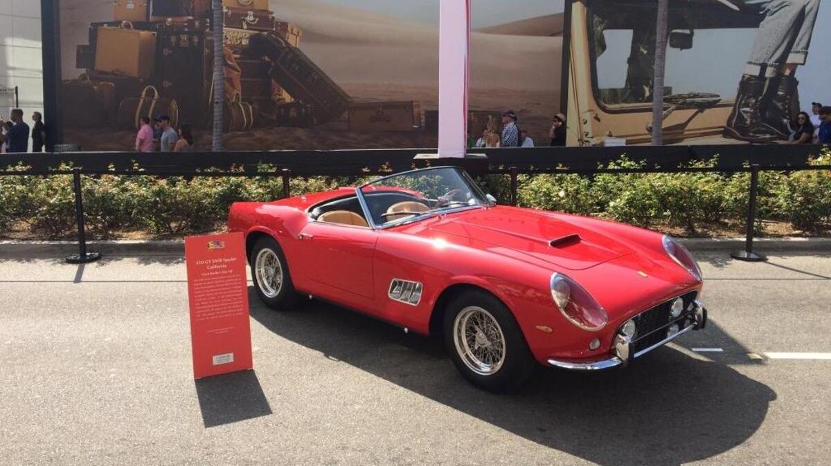 1963 Ferrari 250 California Spyder SWB, identical to the kit car used in Ferris Bueller’s Day Off .