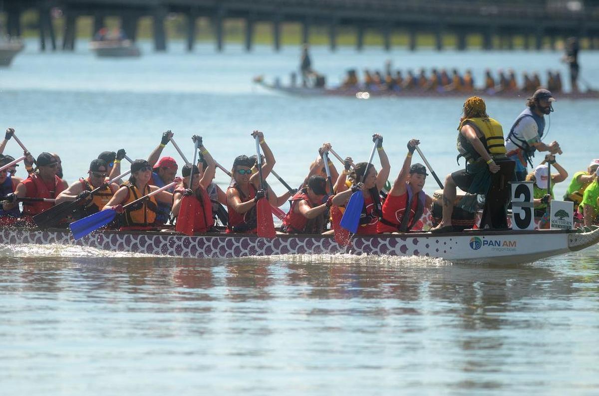 Dragonboat races are Saturday at Beaufort’s Waterfront Park.