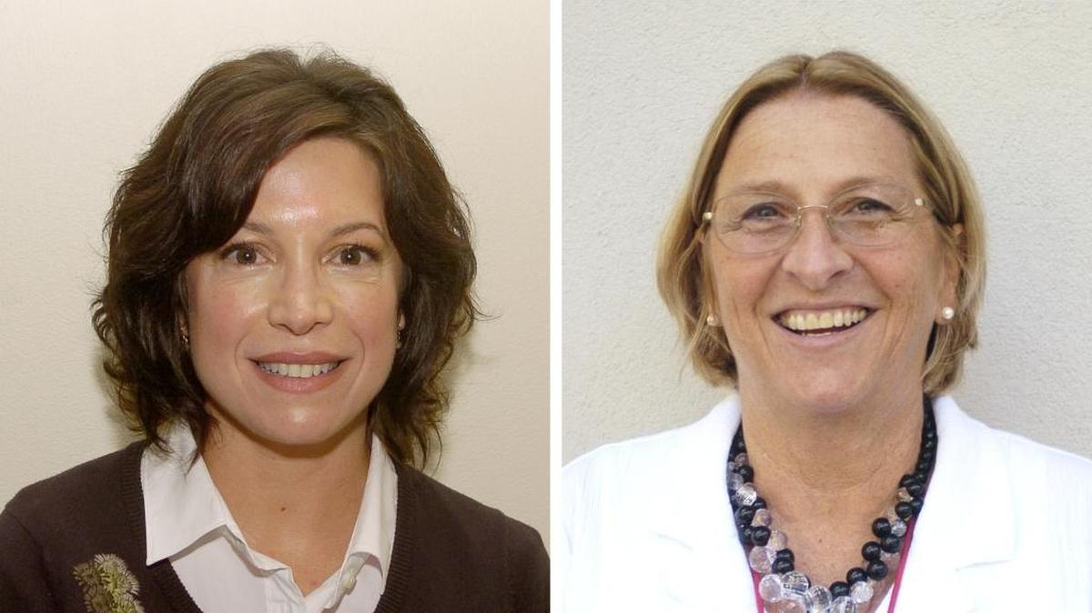 JoAnn Orischak, left, and Mary Cordray