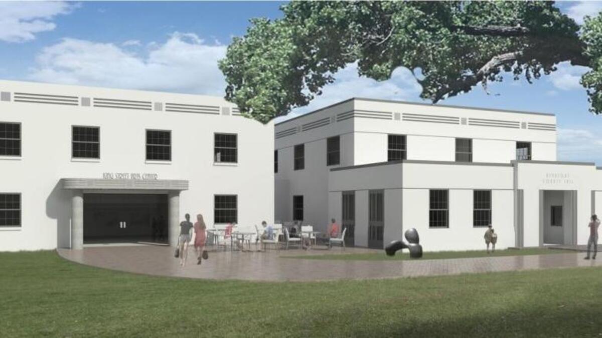 Rendering of the planned King Street Arts Center, which will become home to the Beaufort Arts Council offices, art galleries and classes.