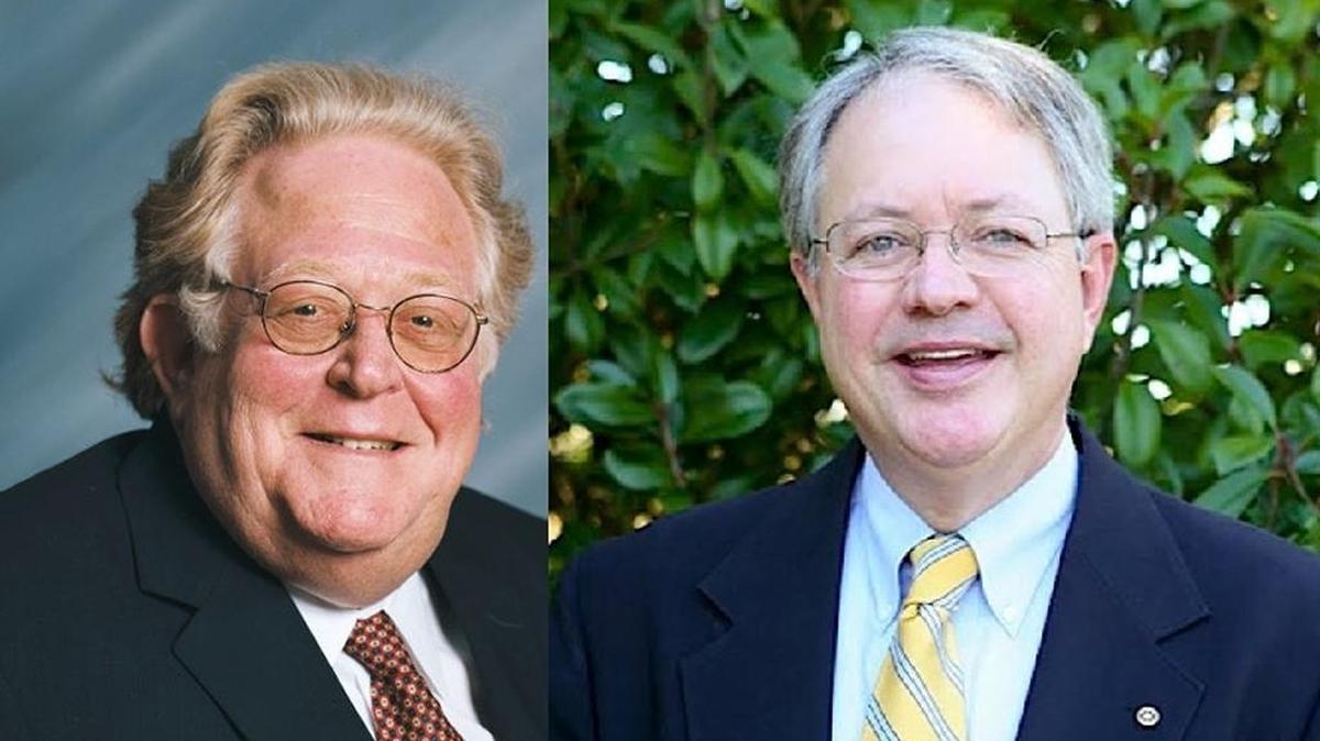 Beaufort Mayor Billy Keyserling and Charleston Mayor John Tecklenburg