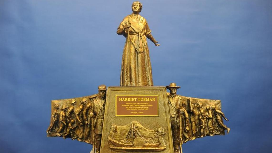 A model of a planned Harriet Tubman statue is shown in this photo from Tabernacle Baptist Church. The 27-inch tall model will be unveiled at the downtown Beaufort Church on Tuesday, Oct. 17, 2017.