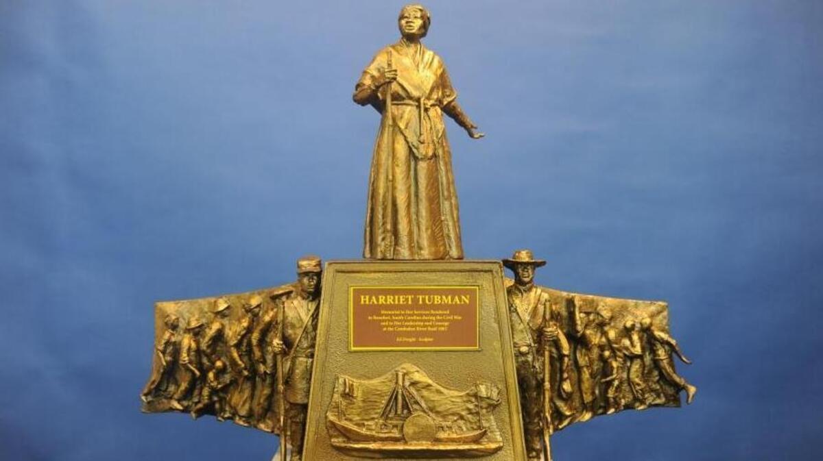 A model of a planned Harriet Tubman statue is shown in this photo from Tabernacle Baptist Church. The 27-inch tall model will be unveiled at the downtown Beaufort Church on Tuesday, Oct. 17, 2017.