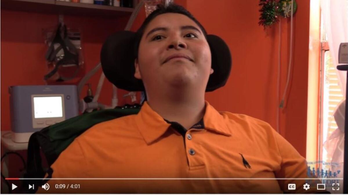 Antonio Cruz graduated from Beaufort High School on Friday, June 2. Here he’s seen in a video by the Beaufort County School District.