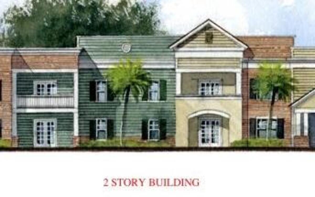 Preliminary drawings for Legends North of Broad apartments in Port Royal with several styles. This style uses two-story buildings with basements where conditions allow.