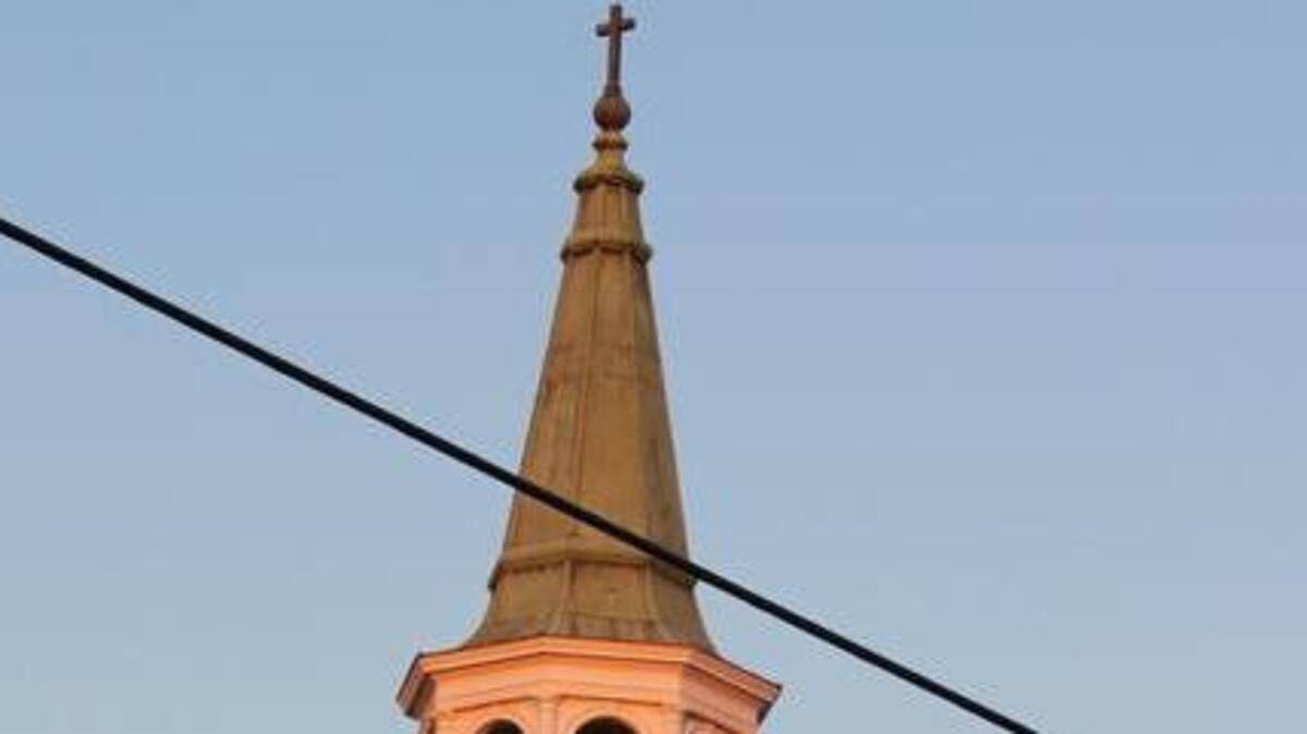 The Parish Church of St. Helena steeple.