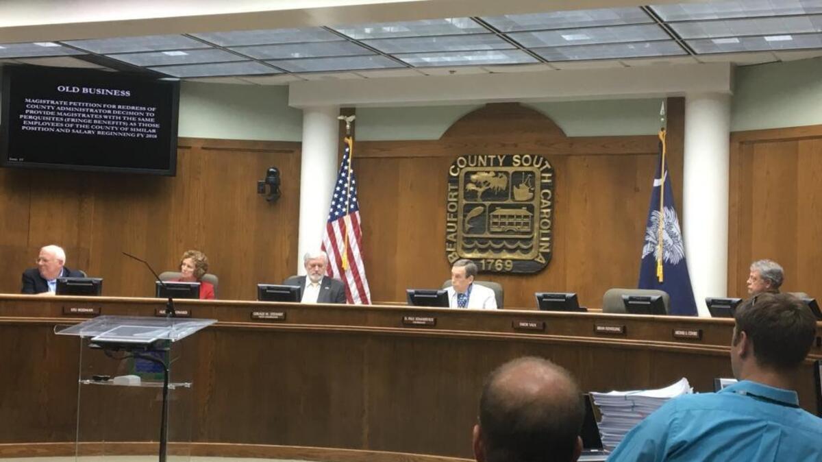 Beaufort County Council meets Monday, June 12, 2017.