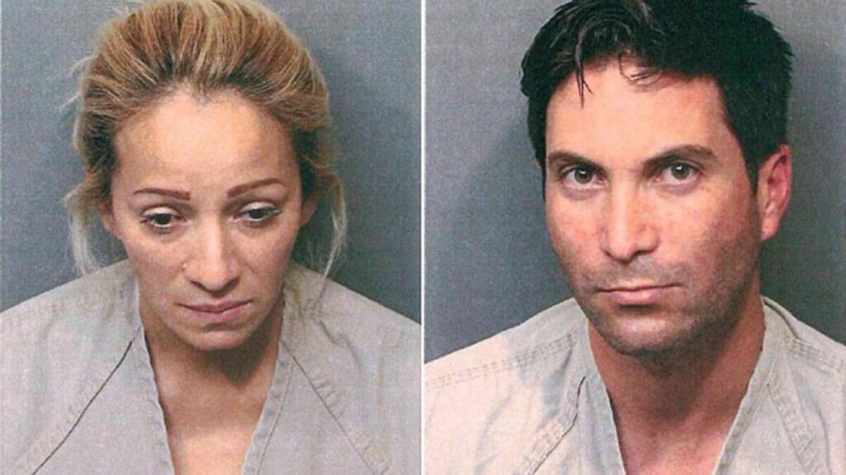 Katty Rios, left, and Alberto Yordan