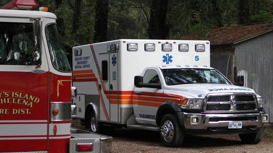 This file photo from 2016 shows a Beaufort County EMS ambulance.