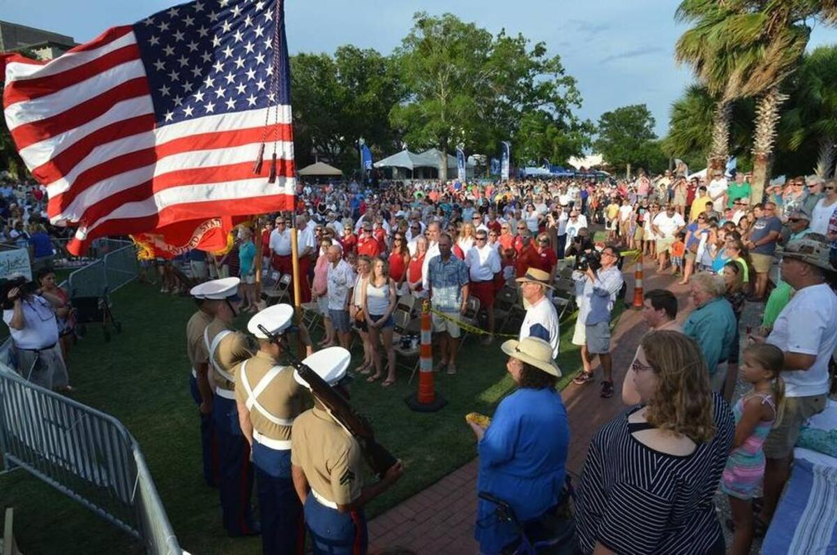 The opening ceremony of the 2016 Beaufort Water Festival.