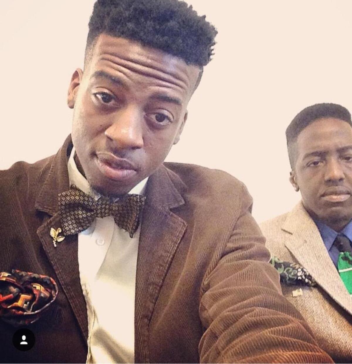Sher’Mann Palmer, left, and his brother Tyler Palmer on Sher’Mann’s 23rd birthday.