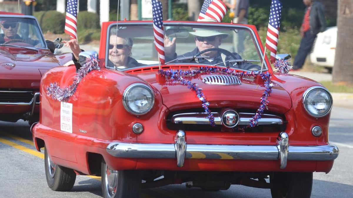 Beaufort observes Veterans Day on Nov. 11, 2016 with a downtown parade and a ceremony at the Beaufort National Cemetery.