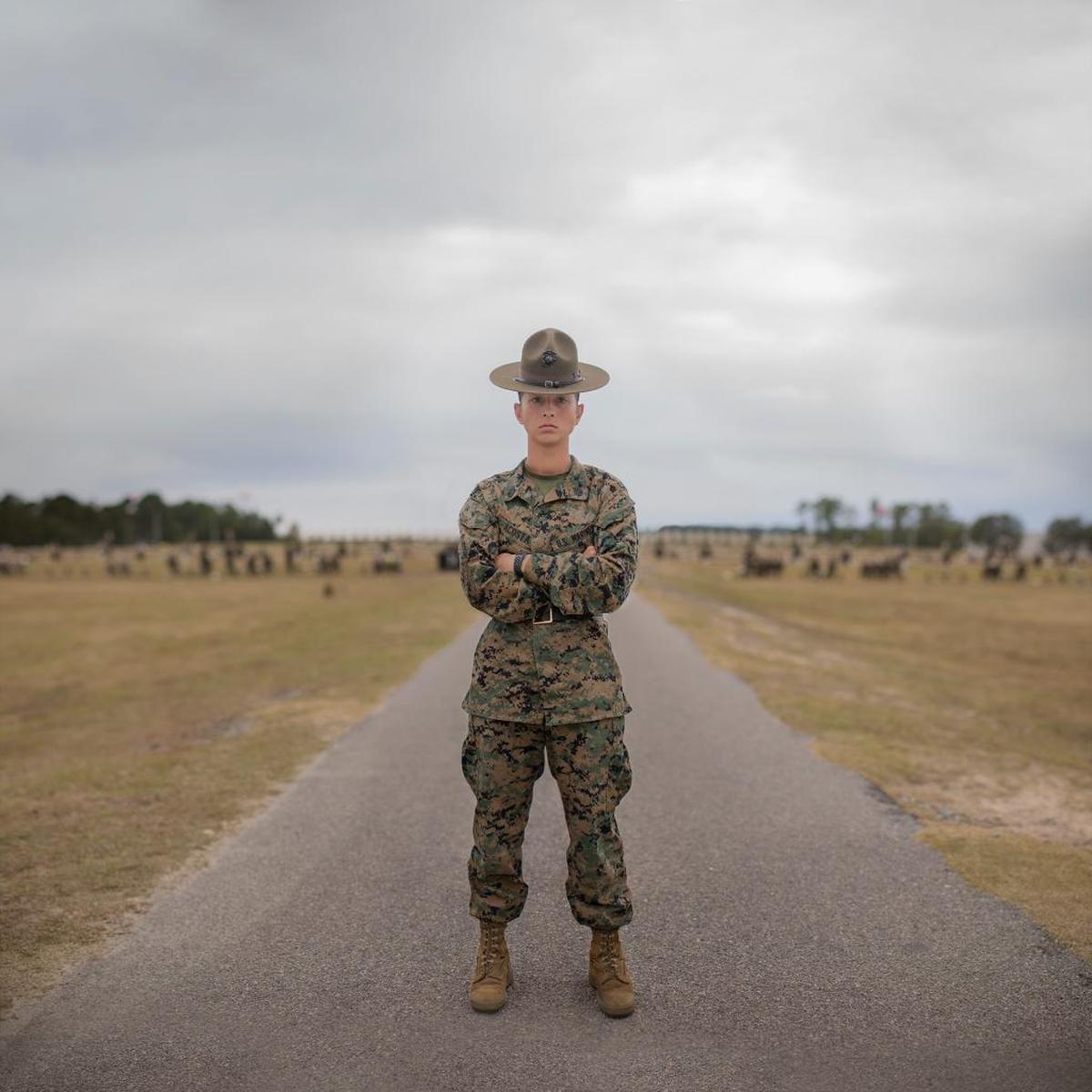 Staff Sgt. Tram A. Acosta currently serves as a senior drill instructor with Oscar Company, 4th Recruit Training Battalion, at Marine Corps Recruit Depot Parris Island, S.C. Acosta joined the Marine Corps in August, 2010, and became a drill instructor in July 2015.