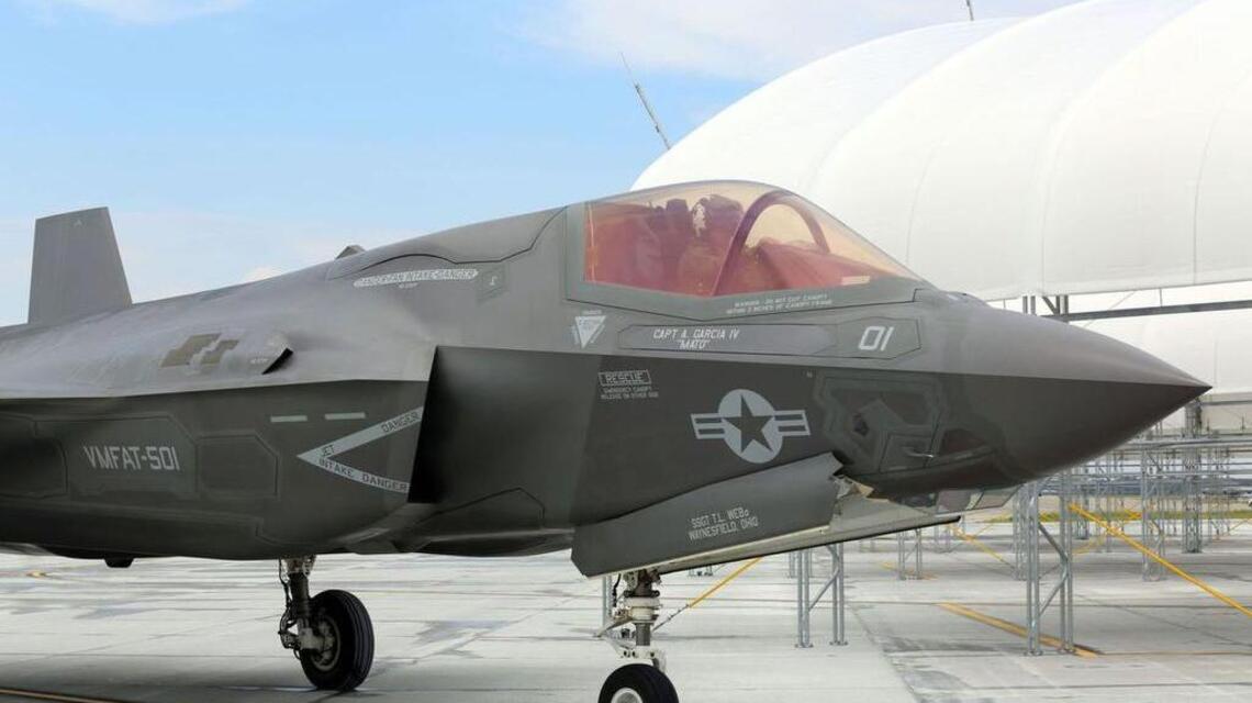 A military fighter jet leaving Beaufort crashed into her land. Now she’s suing