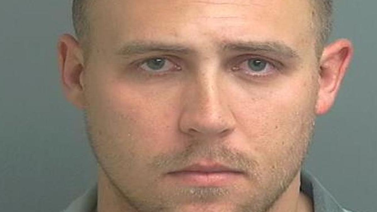 Keith Knight, whom Marine Corps Recruit Depot Parris Island officials say was a drill instructor at the time of his recent arrest in connection with a Texas child pornography sting, is pictured here in a Montgomery County (Texas) jail log photo. According to the jail log, Knight, 26, is from Moncks Corner, S.C.