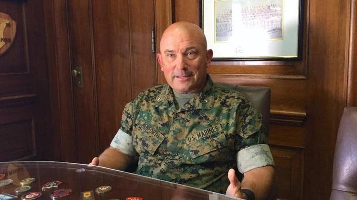 Brig. Gen. Austin E. Renforth, the Commanding Officer of Marine Corps Recruit Depot Parris Island since June 10, during an exclusive interview with The Beaufort Gazette and The Island Packet on Sept. 7, 2016.