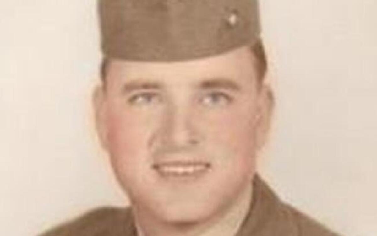 Larry Cooper as a staff sergeant with the U.S. Marines 1st Tank Battalion. Cooper, 87, will visit Parris Island for graduation on Friday.