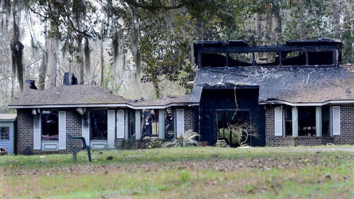 No one was injured, but this house, photographed Thursday on Ratel Court in the Mink Point area of Beaufort, was left a burnt out shell after a suspicious fire late Wednesday night. Burton and Beaufort firefighters battled the fire into the early morning. Firefighters were dispatched to the house shortly before 11 p.m. and arrived to find heavy volumes of fire coming from the home. The female homeowner was on the front lawn with her dog when firefighters arrived. Firefighters had the fire under control within 30 minutes but remained on scene until early Thursday morning. The Beaufort County Fire Scene Investigation Team was called in to investigate and determined the cause to be suspicious. The investigation has been handed over to the Beaufort County Sheriff’s Office. Beaufort County EMS also responded.