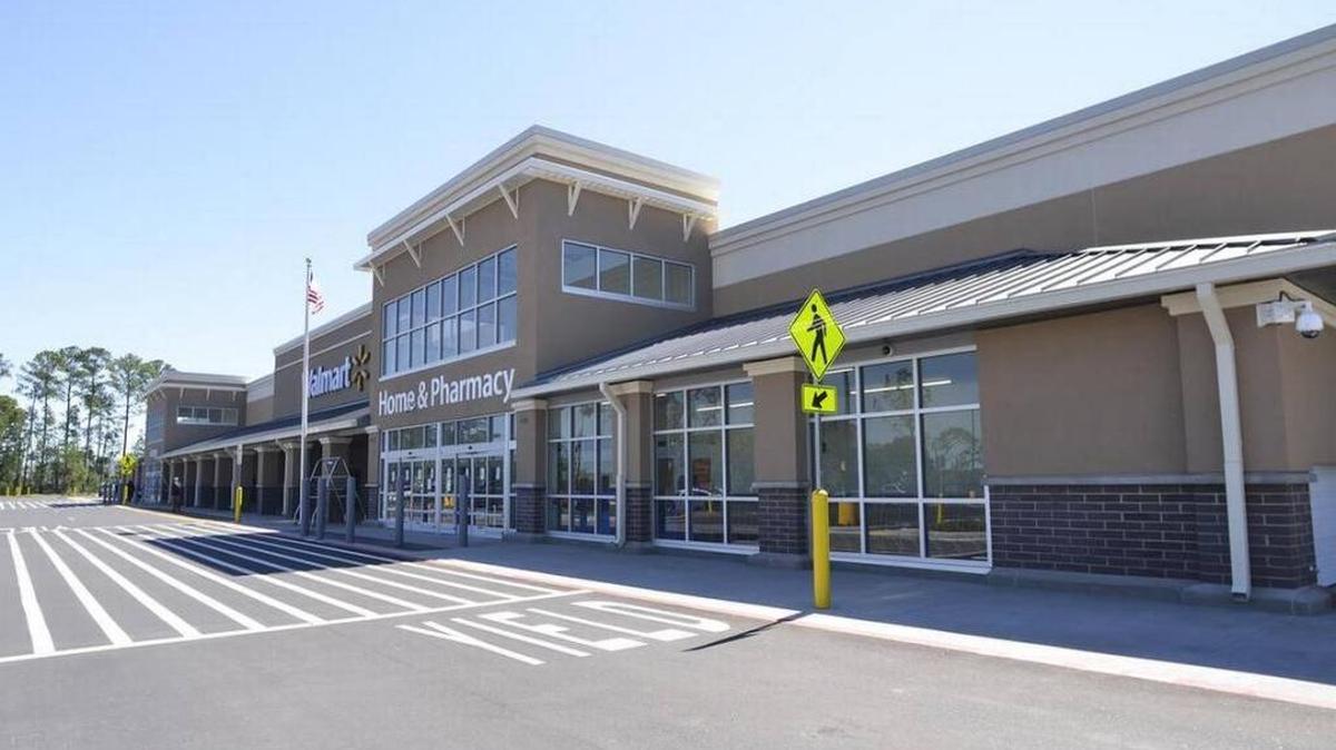 The Lady's Island Wal-Mart Supercenter, photographed on May 8, 2017, is scheduled to open on May 17, 2017.