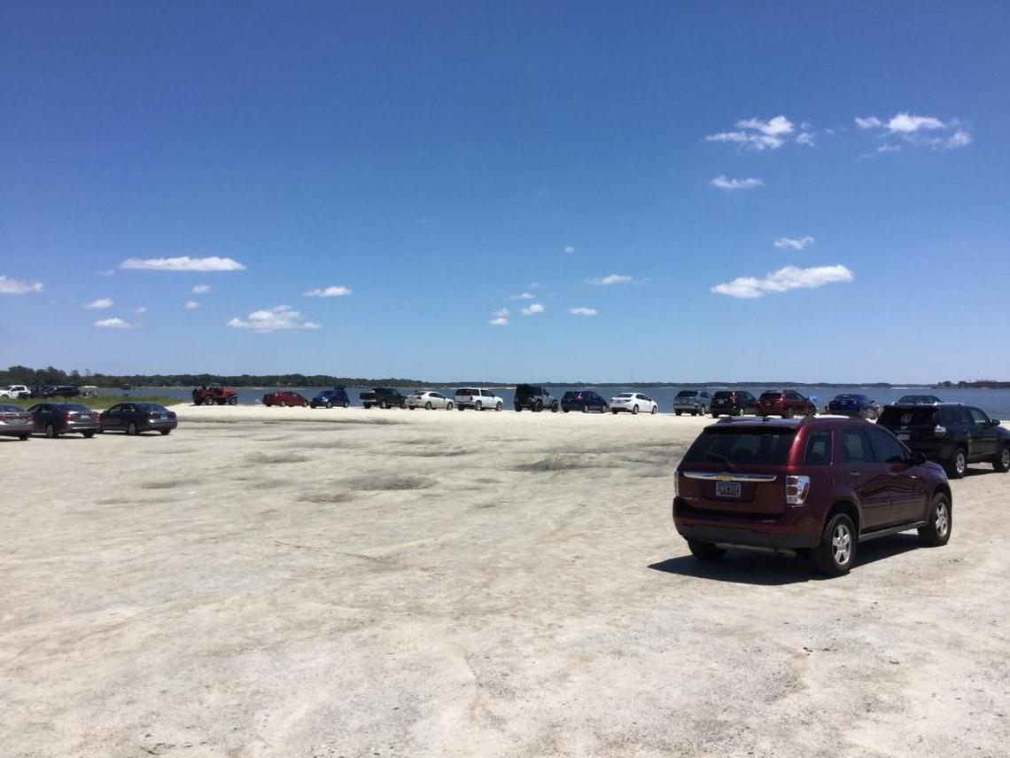 Be sure to mind the tides, but at the Sands in Port Royal, you can drive right up to the water.