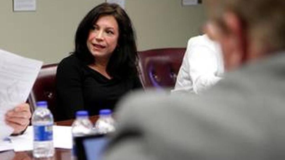 Beaufort County school board member JoAnn Orischak speaks during the Human Resources Committee meeting Nov. 17, 2015.