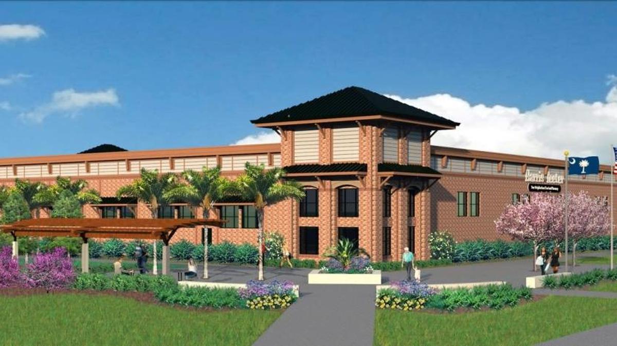 This rendering shows a Harris Teeter proposed for the intersection of Sams Point Road and Sea Island Parkway on Lady's Island.