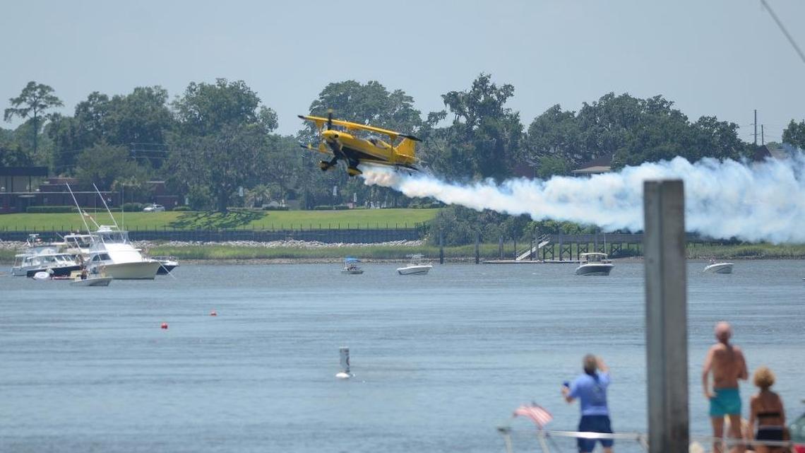 High planes and heat dominated at Beaufort Air Show on Saturday