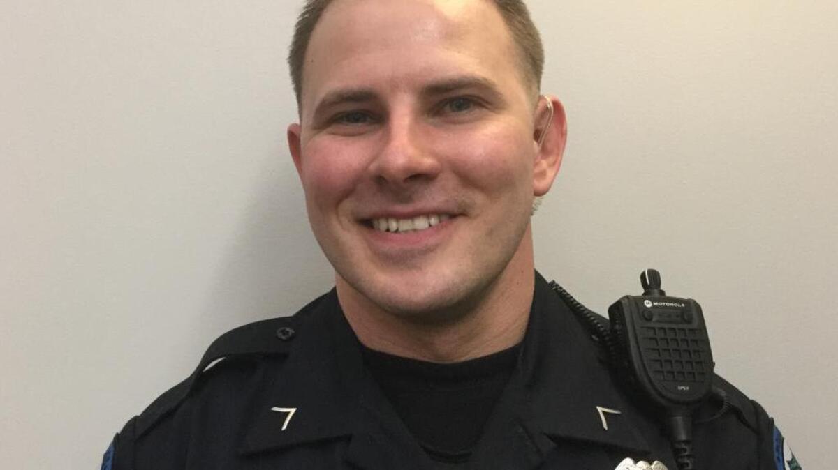 Beaufort police officer Brandon Zuraw earned the department’s first life-saving ribbon for giving a woman CPR in February.