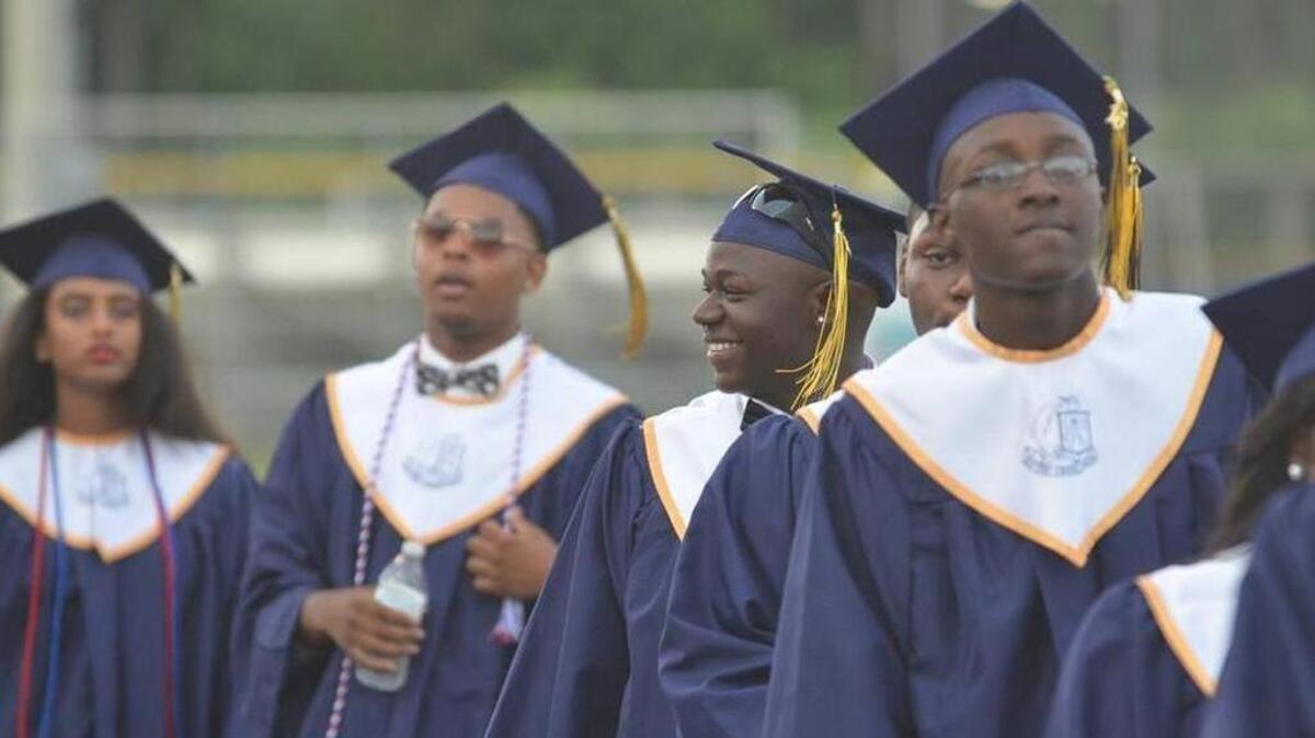 Students at Battery Creek High School’s commencement ceremony on Friday, June 3, 2016.